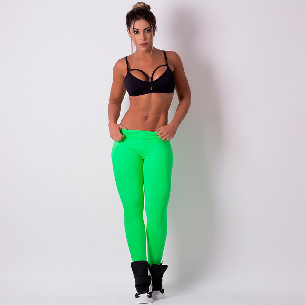 Legging Fitness Poliamida Básica LG628.1.G Limão